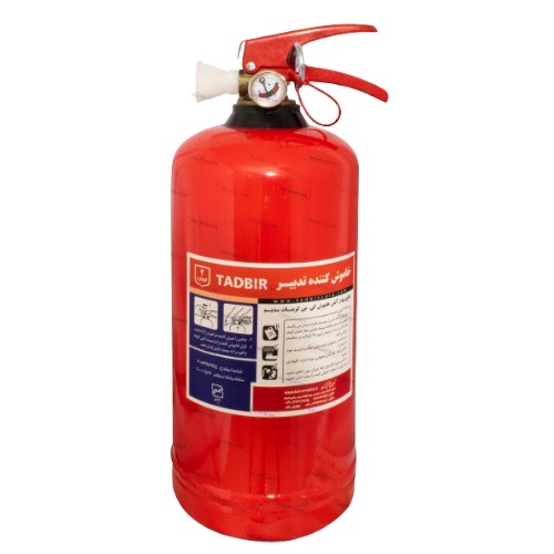 کپسول آتش نشانی پودر و گاز تدبیر 2 کیلویی