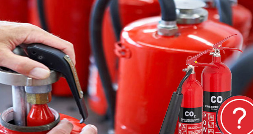 ظاهر کپسول آتش نشانی co2